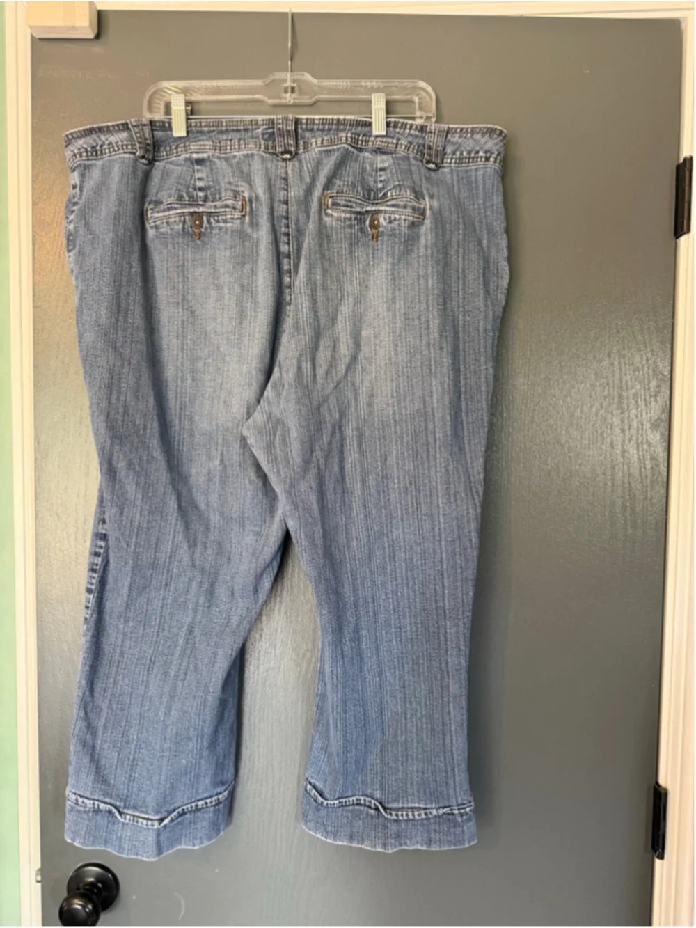 Women's St. John's Bay Plus Ankle & Cropped Jeans 24W Blue